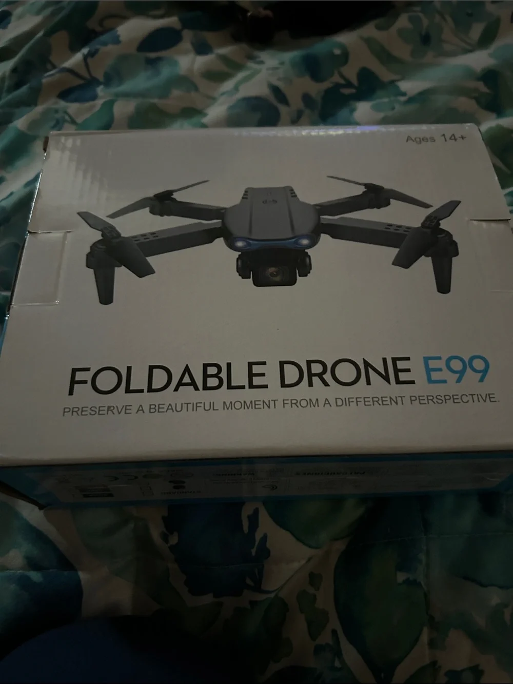 E99 HD Camera UAV Drone - Orange Foldable Aerial Camera